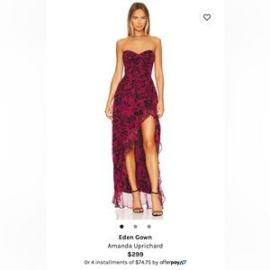 Amanda Uprichard Eden Gown- worn once